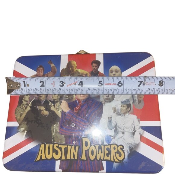 Austin Powers Collectible Tin Lunchbox With Union Jack Design - Picture 8 of 15